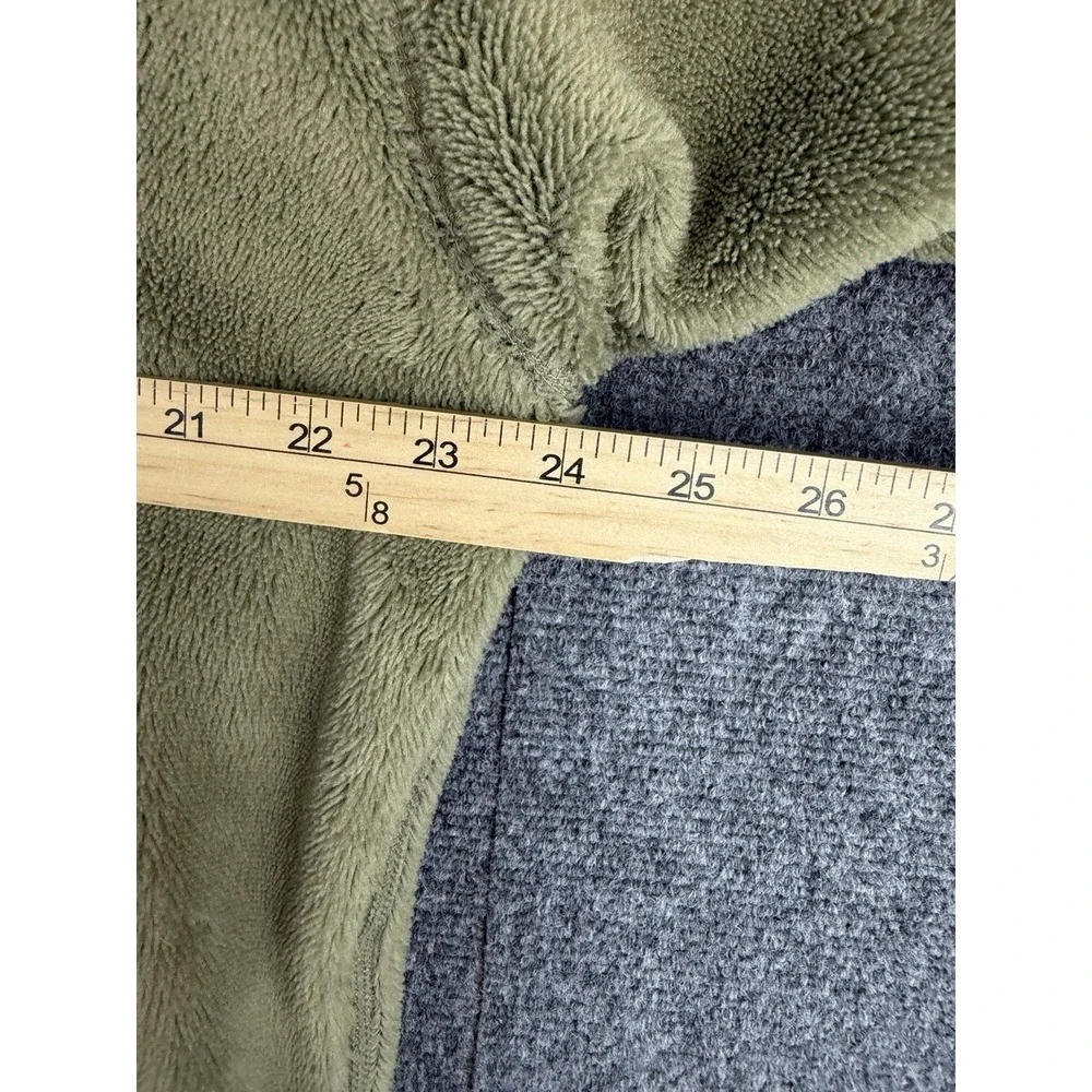 Vtg Patagonia R4 Deep Pile Fleece Jacket Large Regulator Olive Green Made In USA